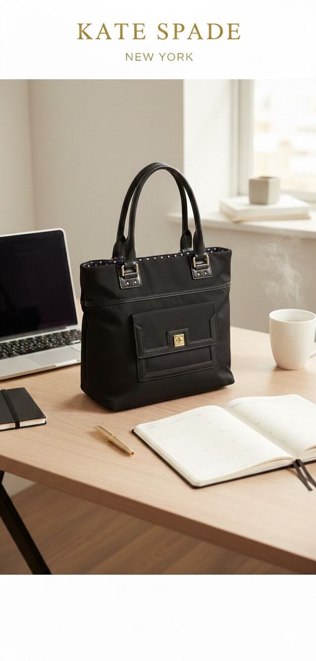 Kate Spade Prince Street Blakely Tote - Black Nylon